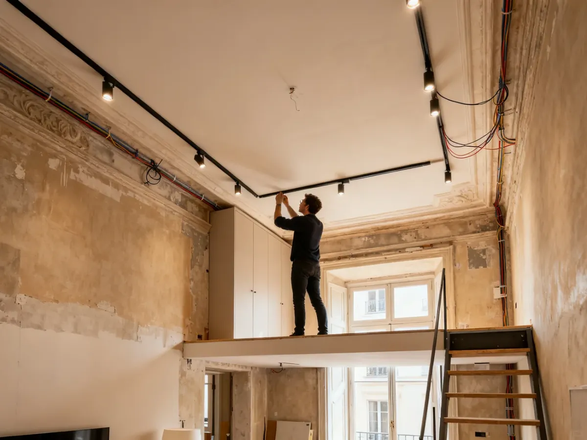 Planowanie remontu wysokiego mieszkania w kamienicy z antresolą i instalacjami
